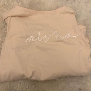 Aloha T-shirt/Tee in The Color of Nude